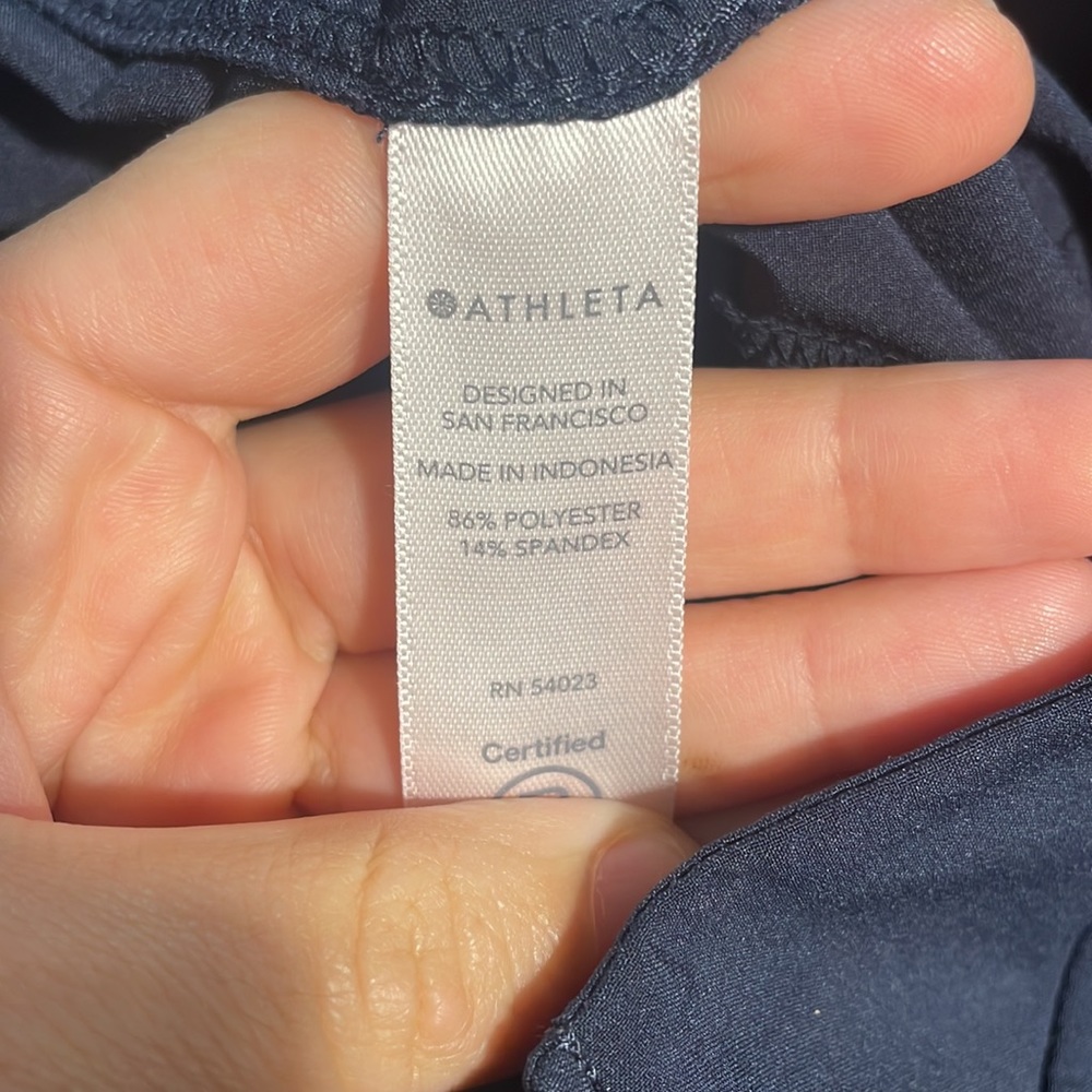 Athleta Chelsea Utility Jogger in Navy SZ 0 Petite EUC - Picture 8 of 9
